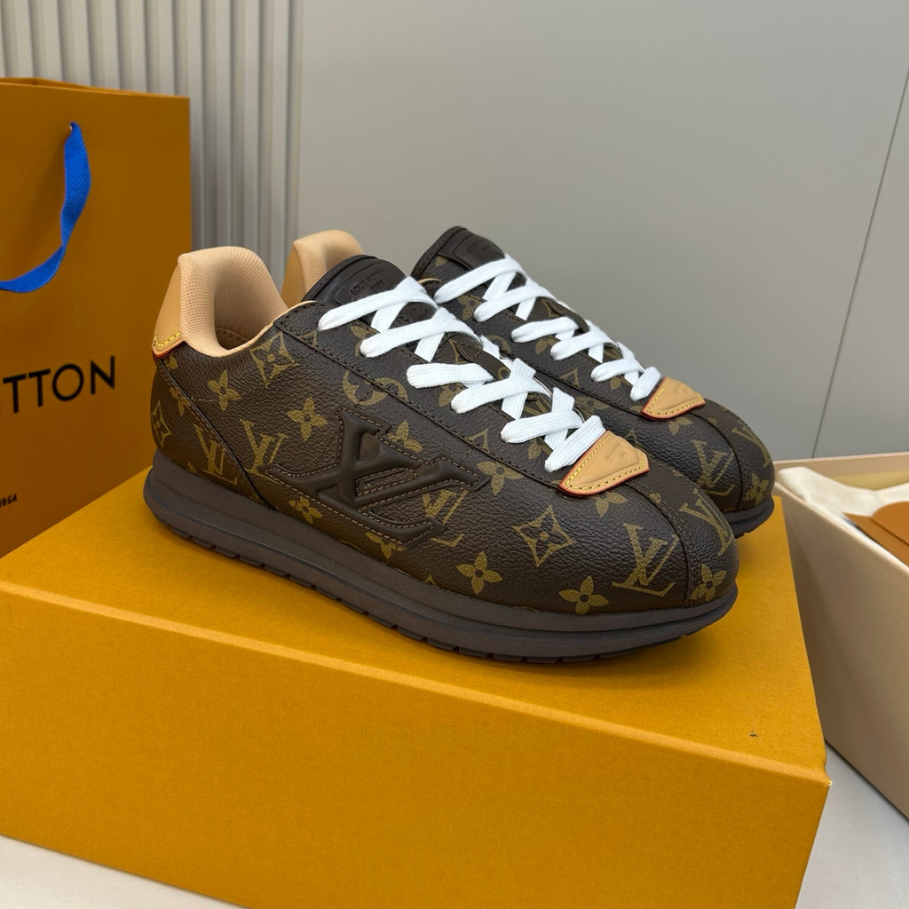 Кросівки з натуральної шкіри та текстилю Louis Vuitton