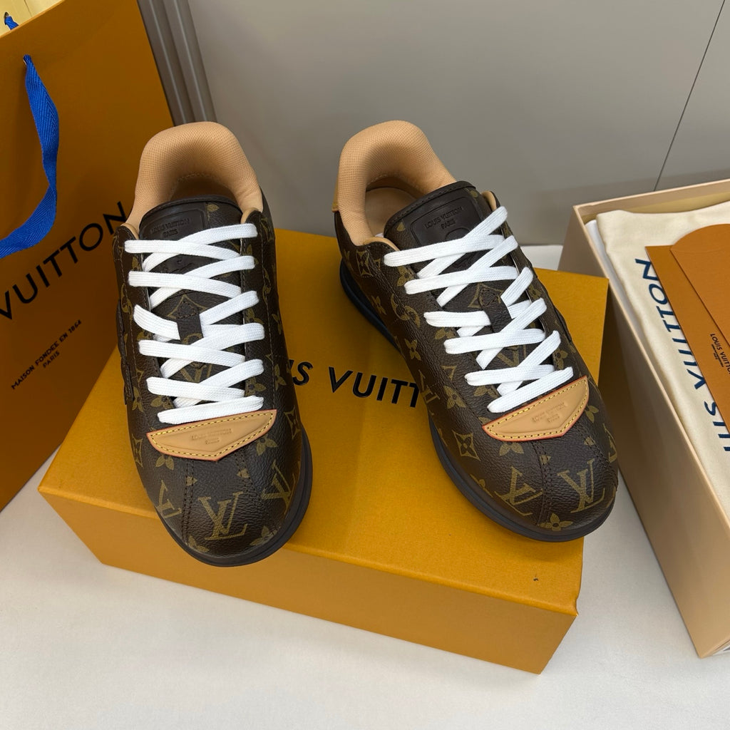 Кросівки з натуральної шкіри та текстилю Louis Vuitton