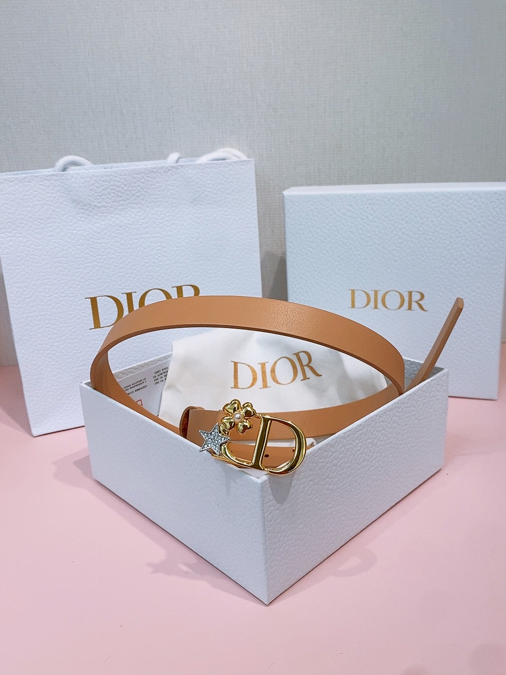 Ремінь Dior з натуральної шкіри теляти — фото 2