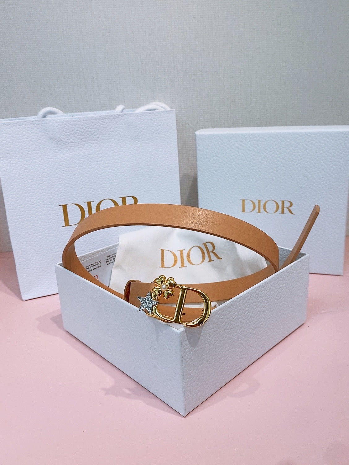 Ремінь Dior з натуральної шкіри теляти — фото 2