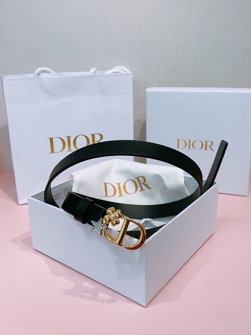 Ремінь Dior з натуральної шкіри теляти — фото 2