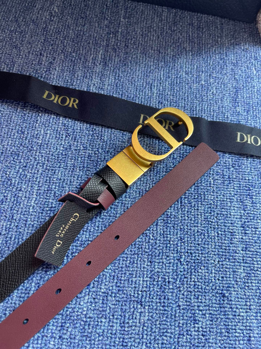 Ремінь Dior з натуральної шкіри — фото 5