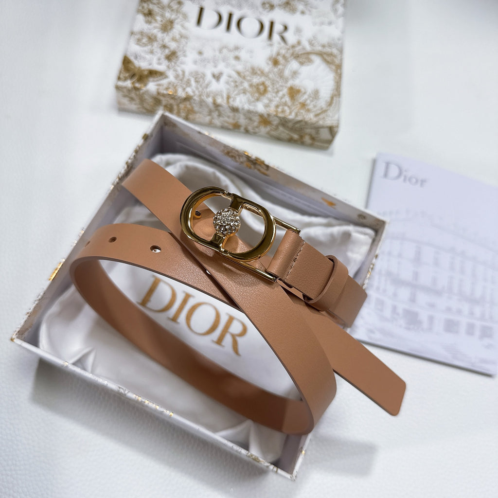 Ремінь Dior з натуральної шкіри теляти — фото 1