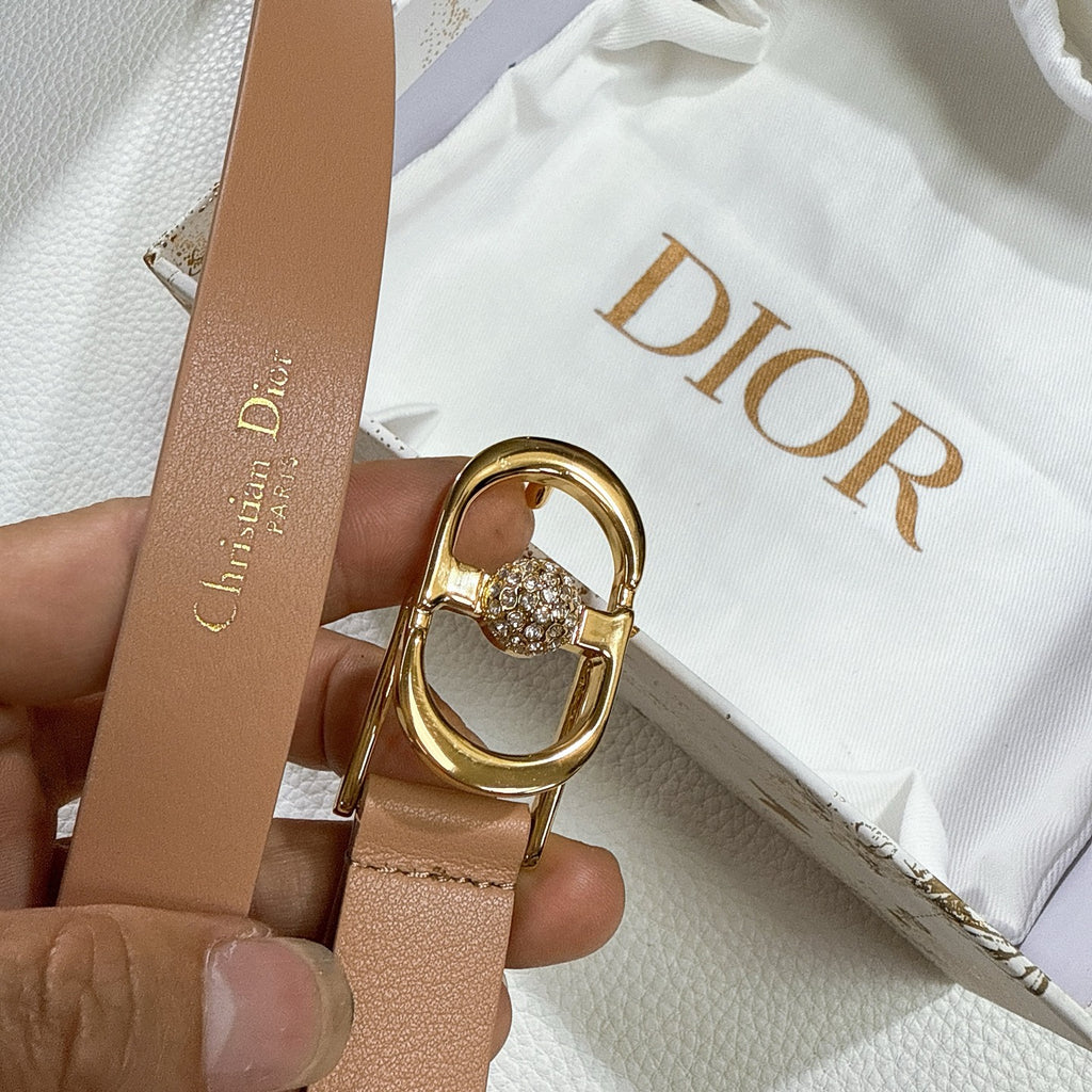 Ремінь Dior з натуральної шкіри теляти — фото 4