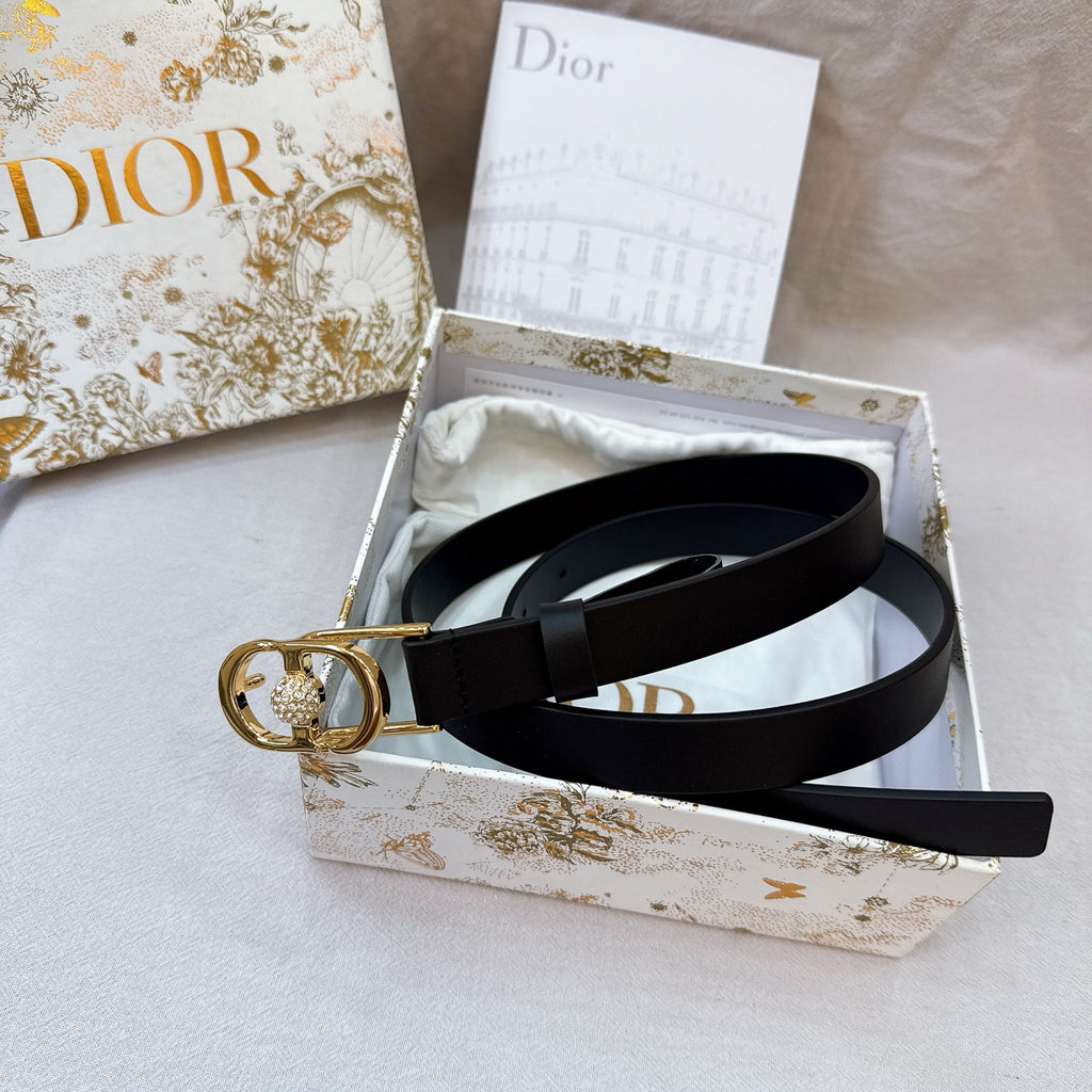 Ремінь Dior з натуральної шкіри теляти — фото 4