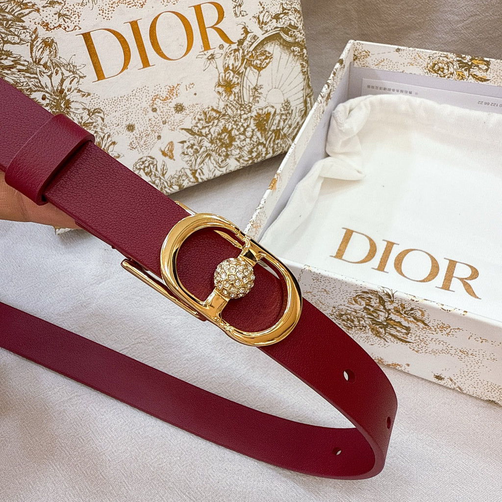 Ремінь Dior з натуральної шкіри теляти — фото 2