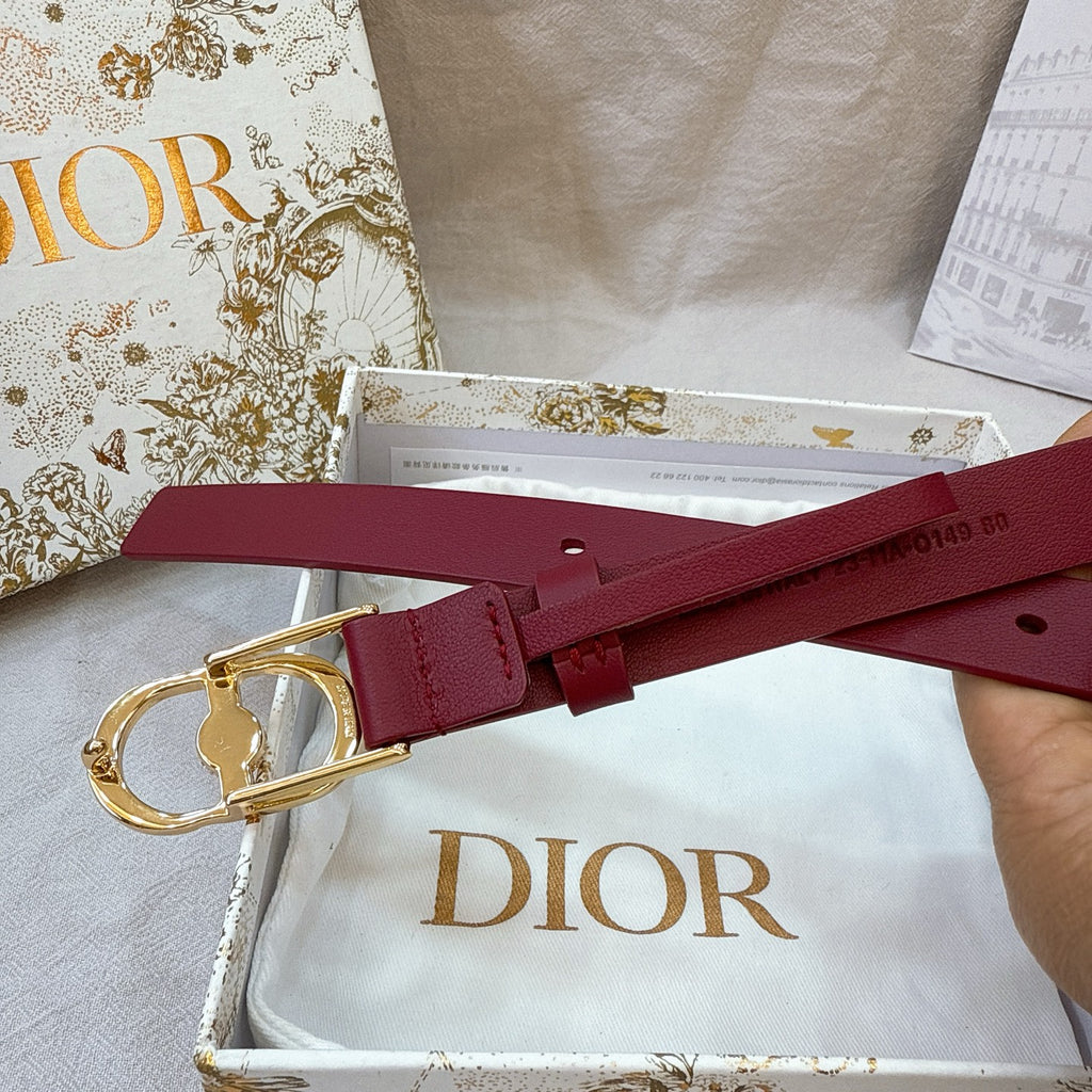 Ремінь Dior з натуральної шкіри теляти — фото 3