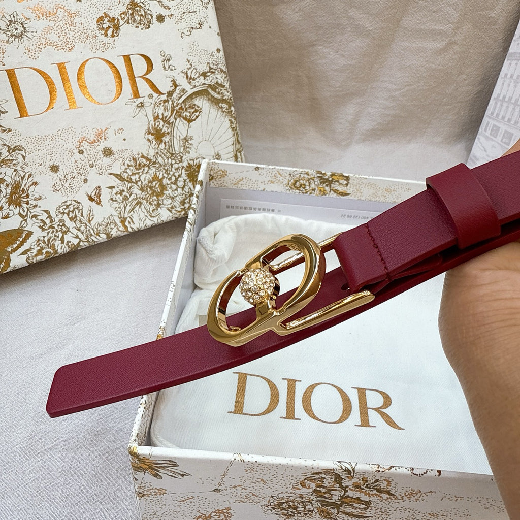 Ремінь Dior з натуральної шкіри теляти — фото 4
