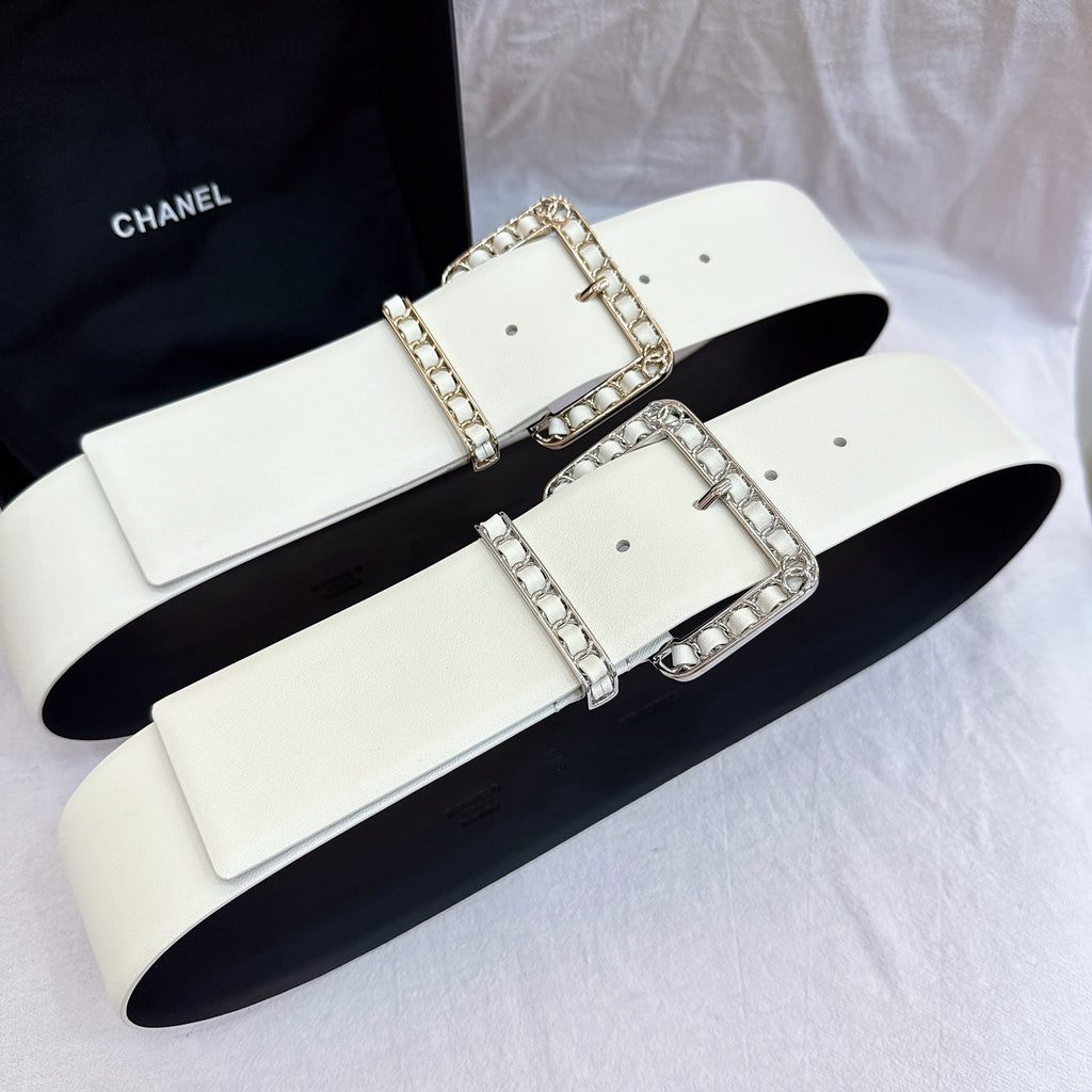 Ремінь Chanel з натуральної шкіри з пряжкою-штифтом — фото 6