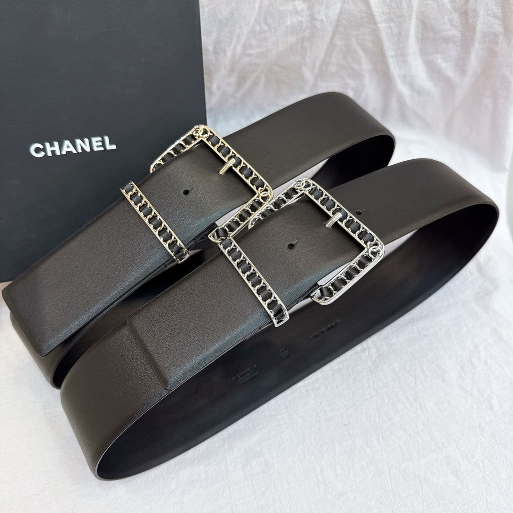 Ремінь Chanel з натуральної шкіри з пряжкою-штифтом — фото 6