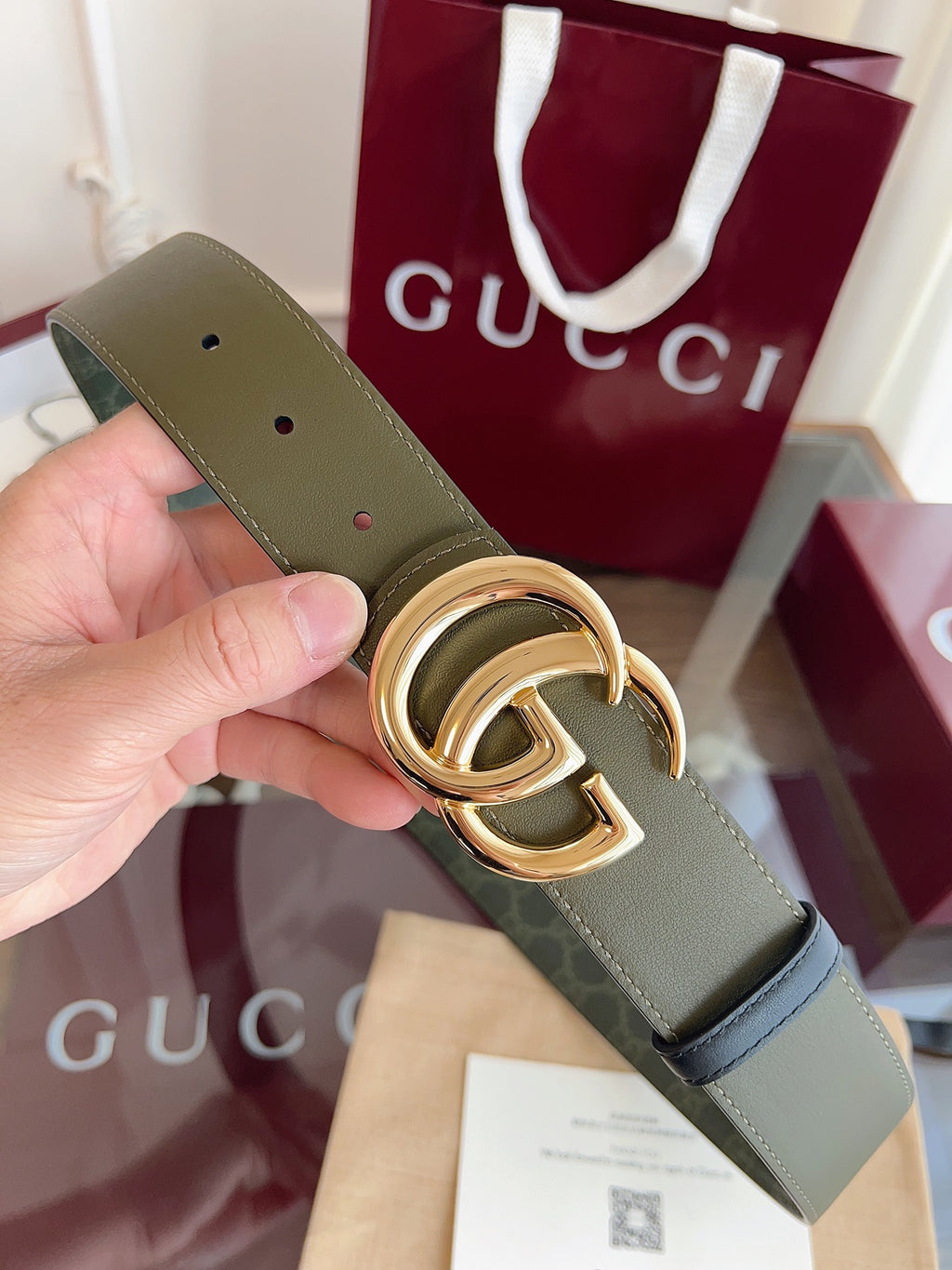 Ремінь Gucci з натуральної шкіри