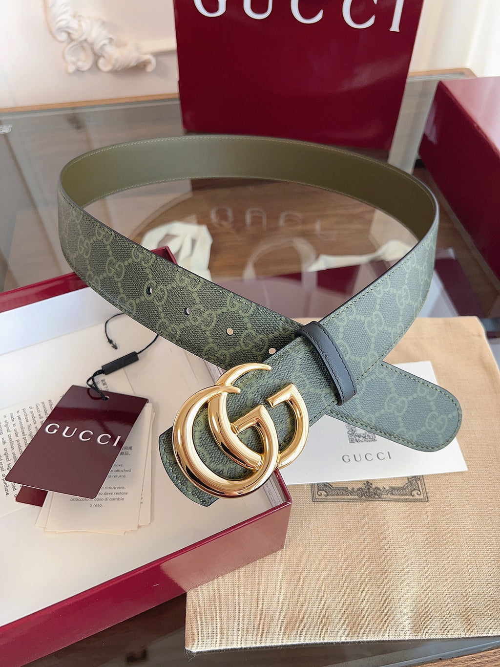 Ремінь Gucci з натуральної шкіри