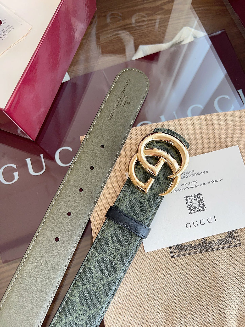 Ремінь Gucci з натуральної шкіри