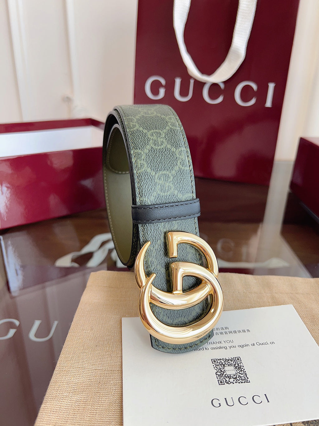 Ремінь Gucci з натуральної шкіри