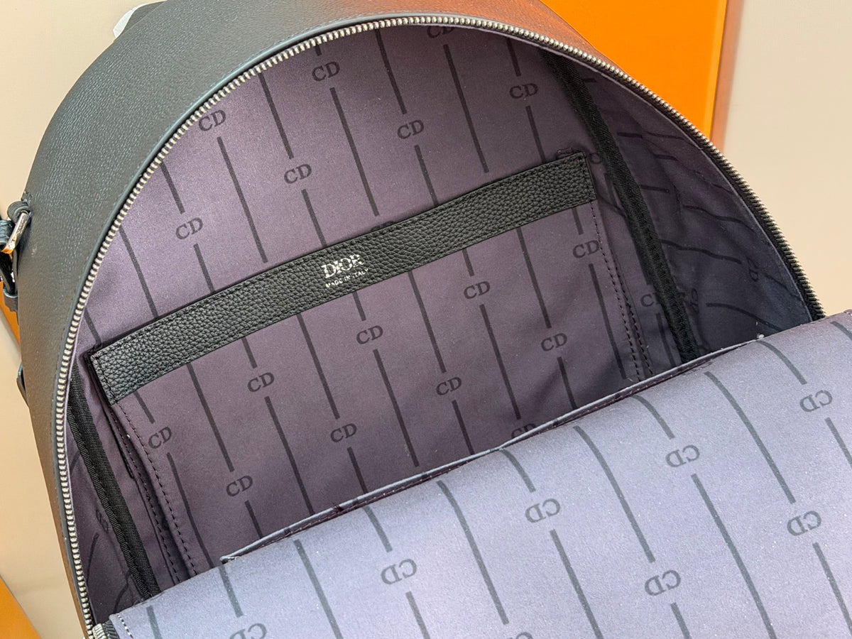 Портфель Dior CD Icon із тисненої натуральної шкіри, чорний — фото 9
