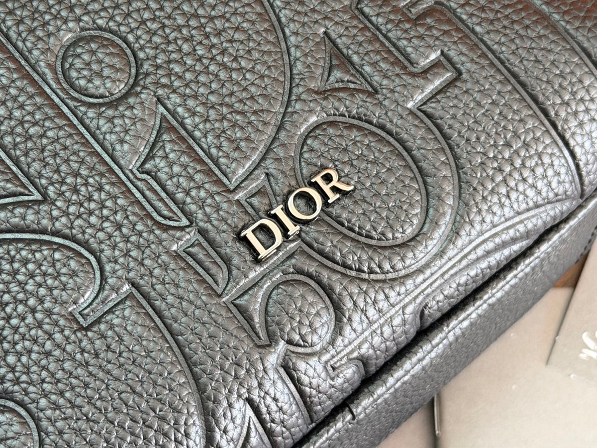 Поясна сумка Dior Rider з текстилю й натуральної шкіри, чорно-бежева — фото 5