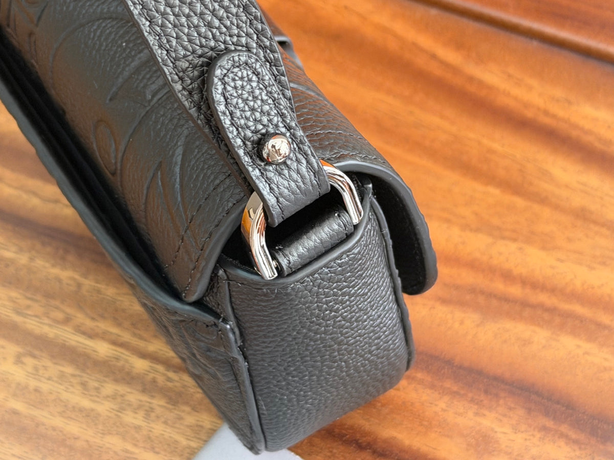 Клатч Dior Saddle з текстилю й натуральної шкіри, сірий — фото 7