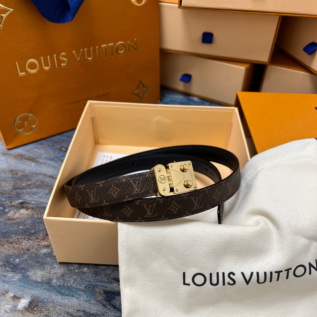 Ремінь Louis Vuitton з текстилю й натуральної шкіри — фото 1