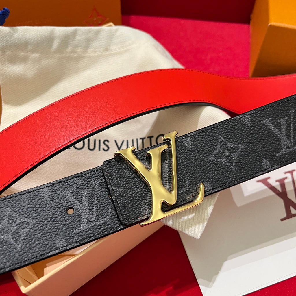 Ремінь Louis Vuitton з текстилю й натуральної шкіри — фото 3