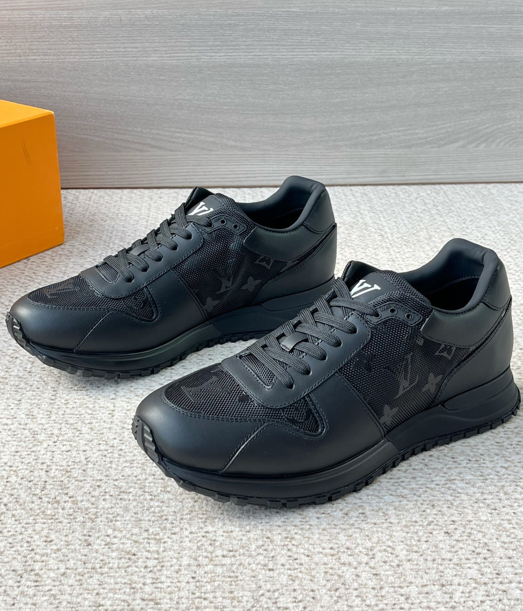 Туфлі Louis Vuitton Run Away з натуральної шкіри та канвасу