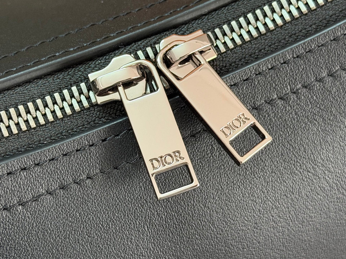 Сумка Dior Slider з текстилю й натуральної шкіри, чорна — фото 5