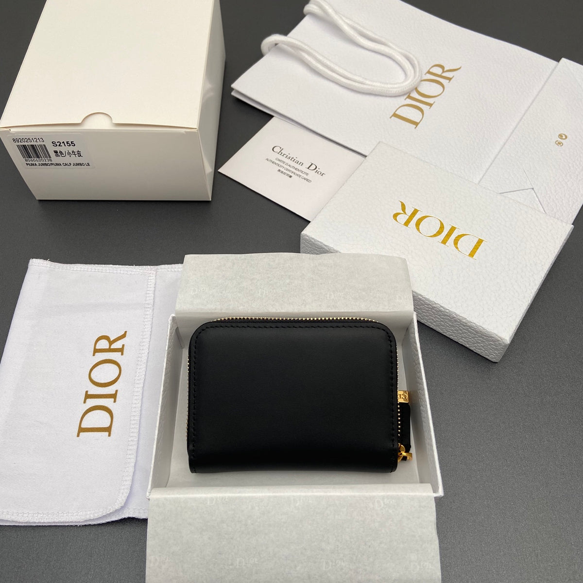 Сумка Dior з натуральної шкіри, чорна — фото 2