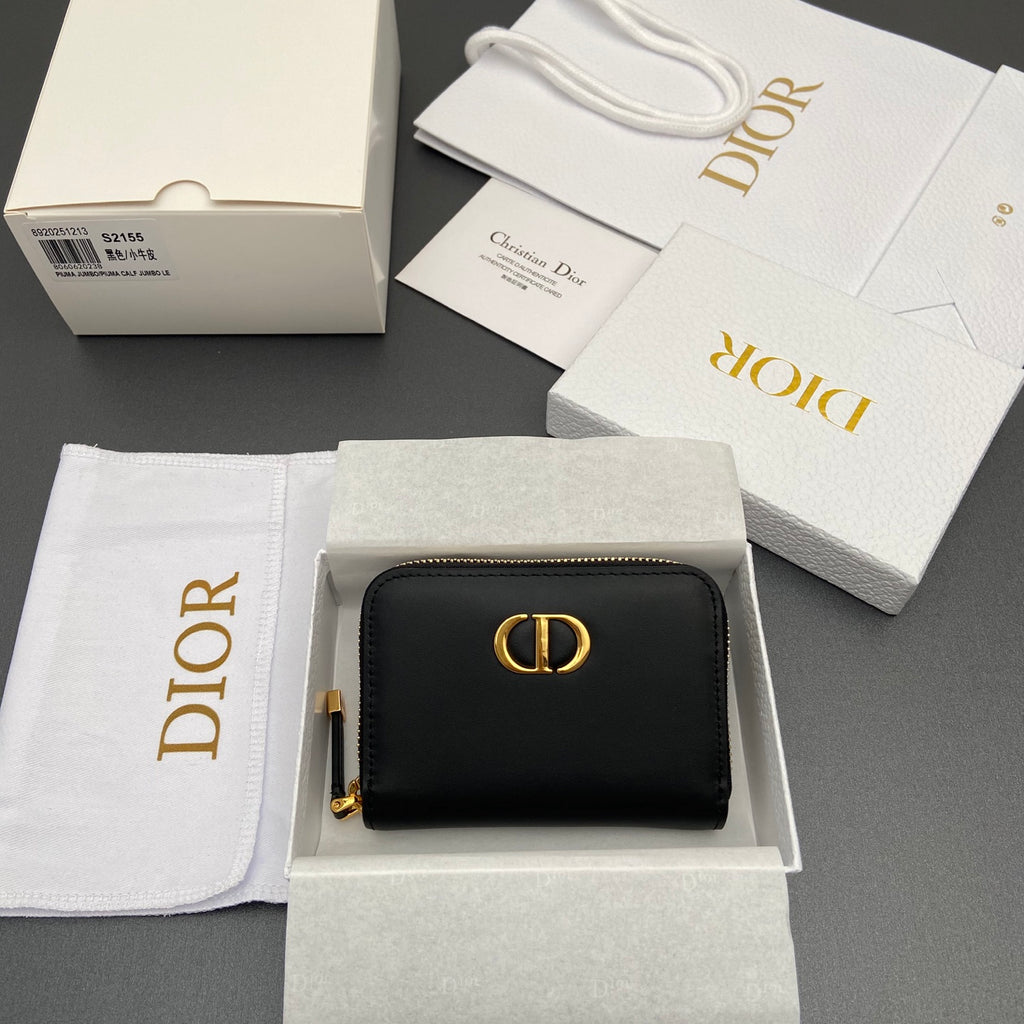 Сумка Dior з натуральної шкіри, чорна — фото 1