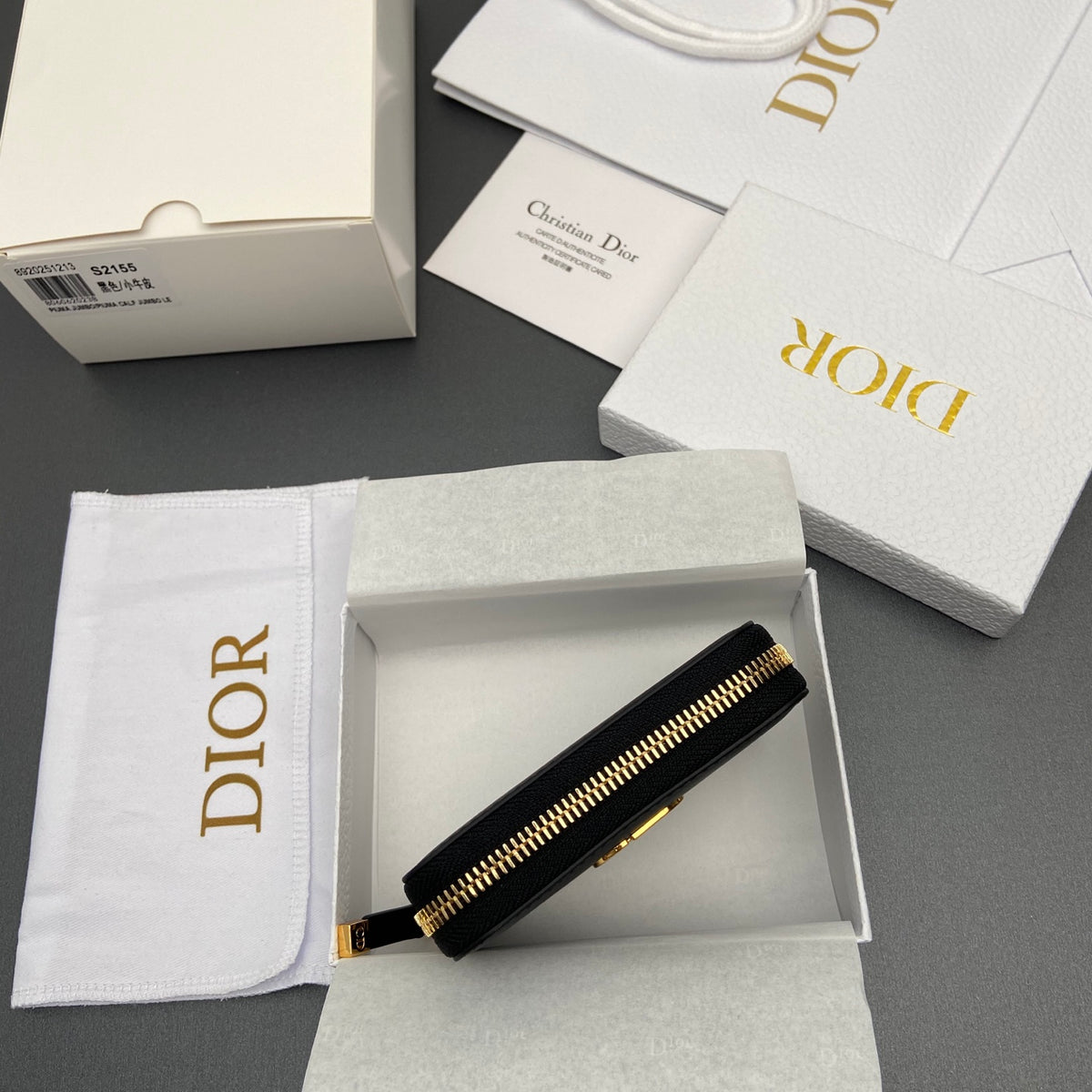 Сумка Dior з натуральної шкіри, чорна — фото 3