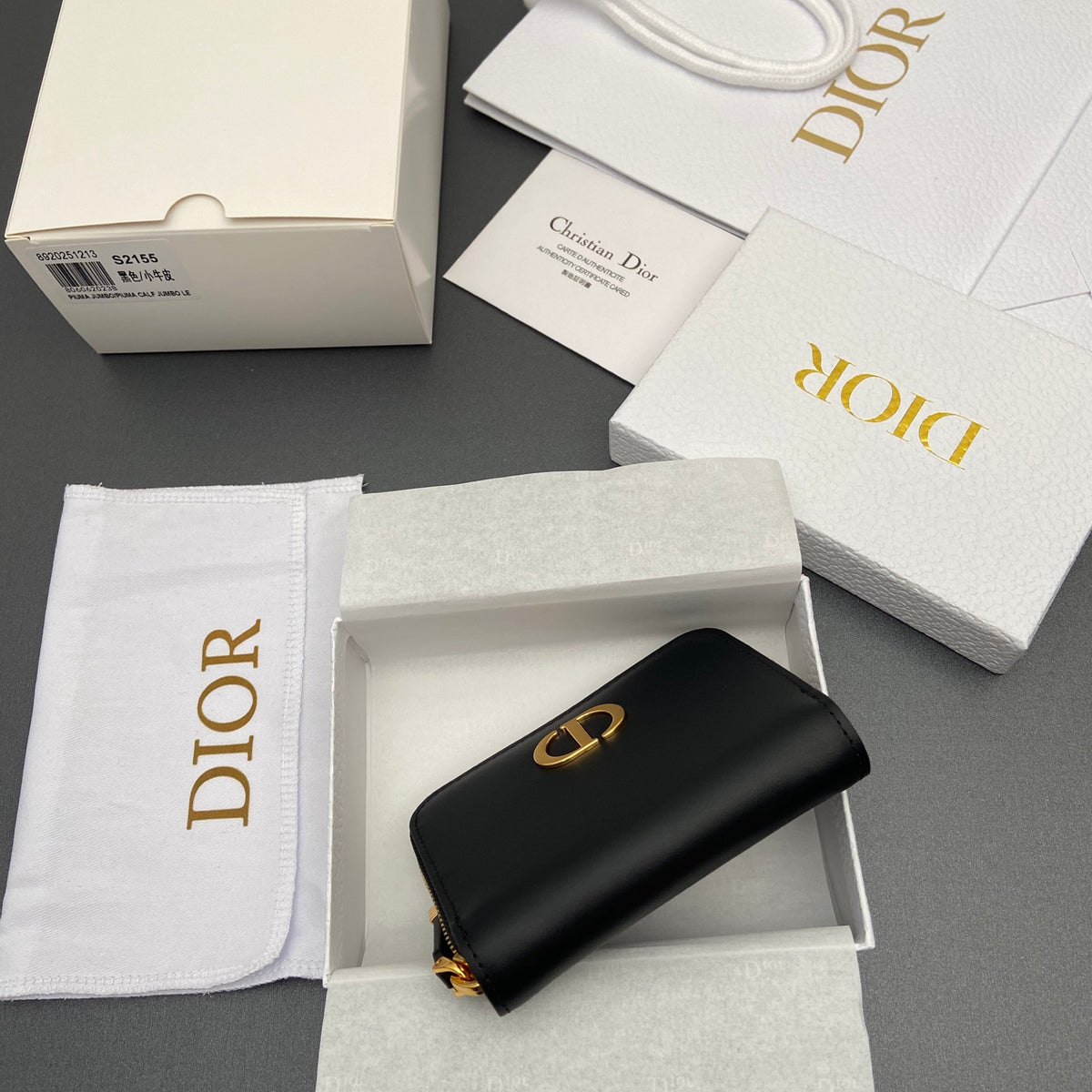 Сумка Dior з натуральної шкіри, чорна — фото 5