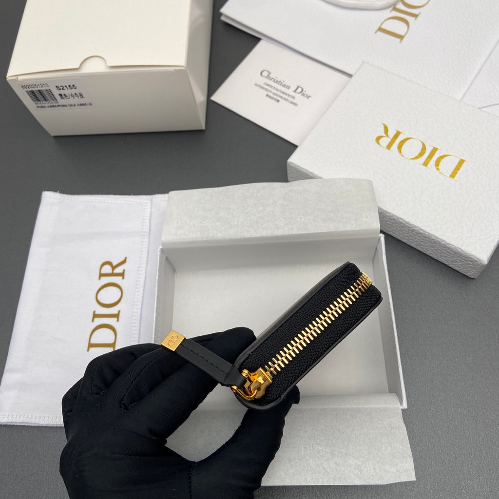 Сумка Dior з натуральної шкіри, чорна — фото 4