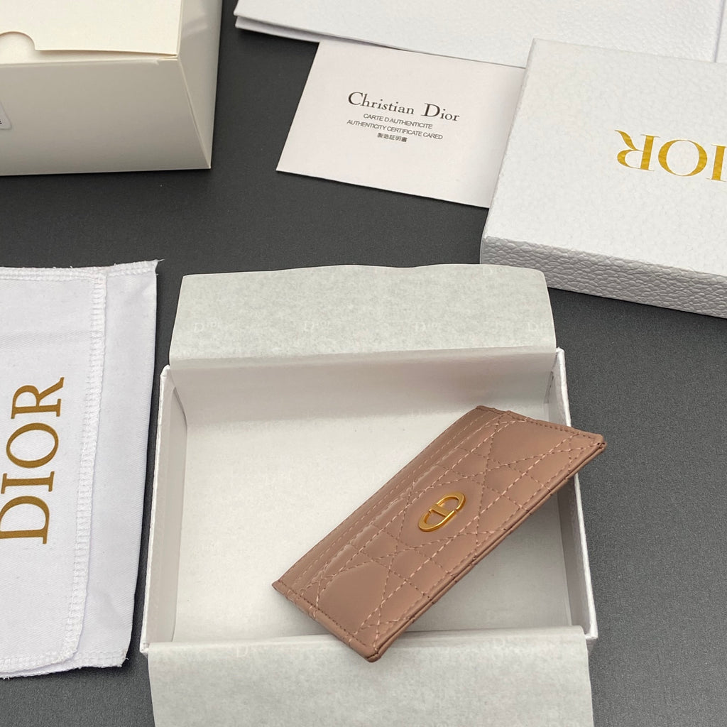 Картхолдер Dior Caro Freesia з м'якої натуральної шкіри — фото 4