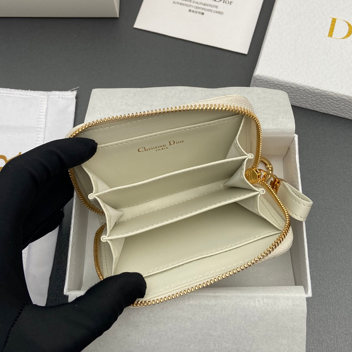 Сумка Dior зі шкіри ягняти — фото 7
