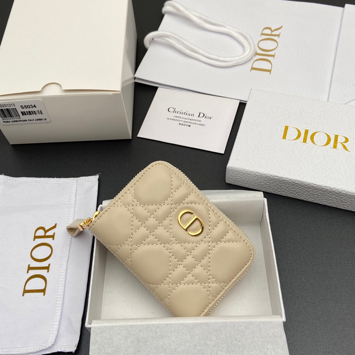 Сумка Dior зі шкіри ягняти — фото 3