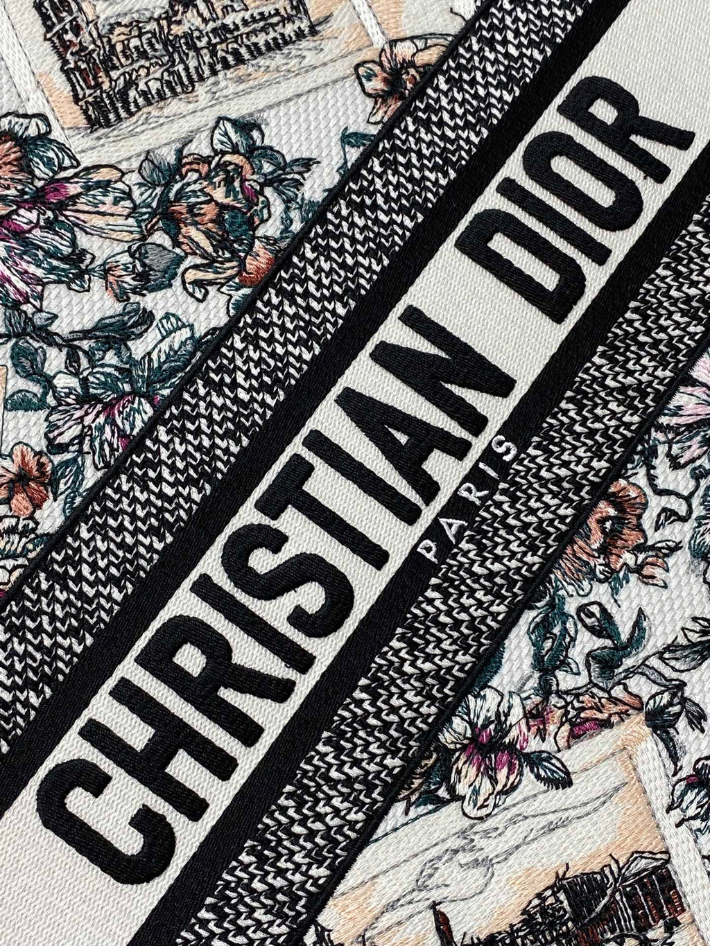 Шопер Dior з текстилю — фото 2