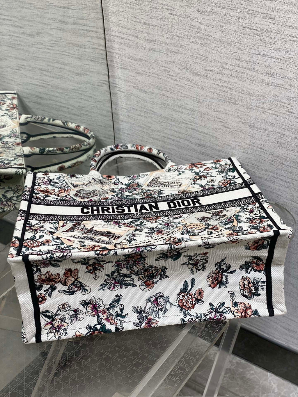 Шопер Dior з текстилю — фото 7