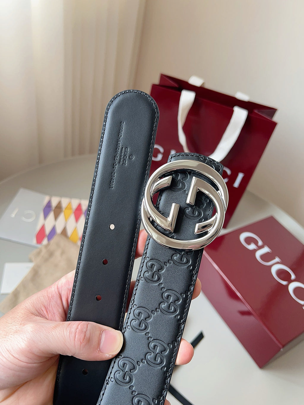 Ремінь Gucci з шкіри — фото 4