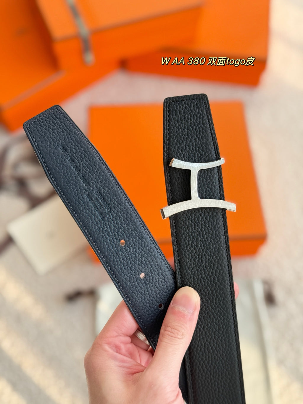 Ремінь Hermès зі шкіри Togo