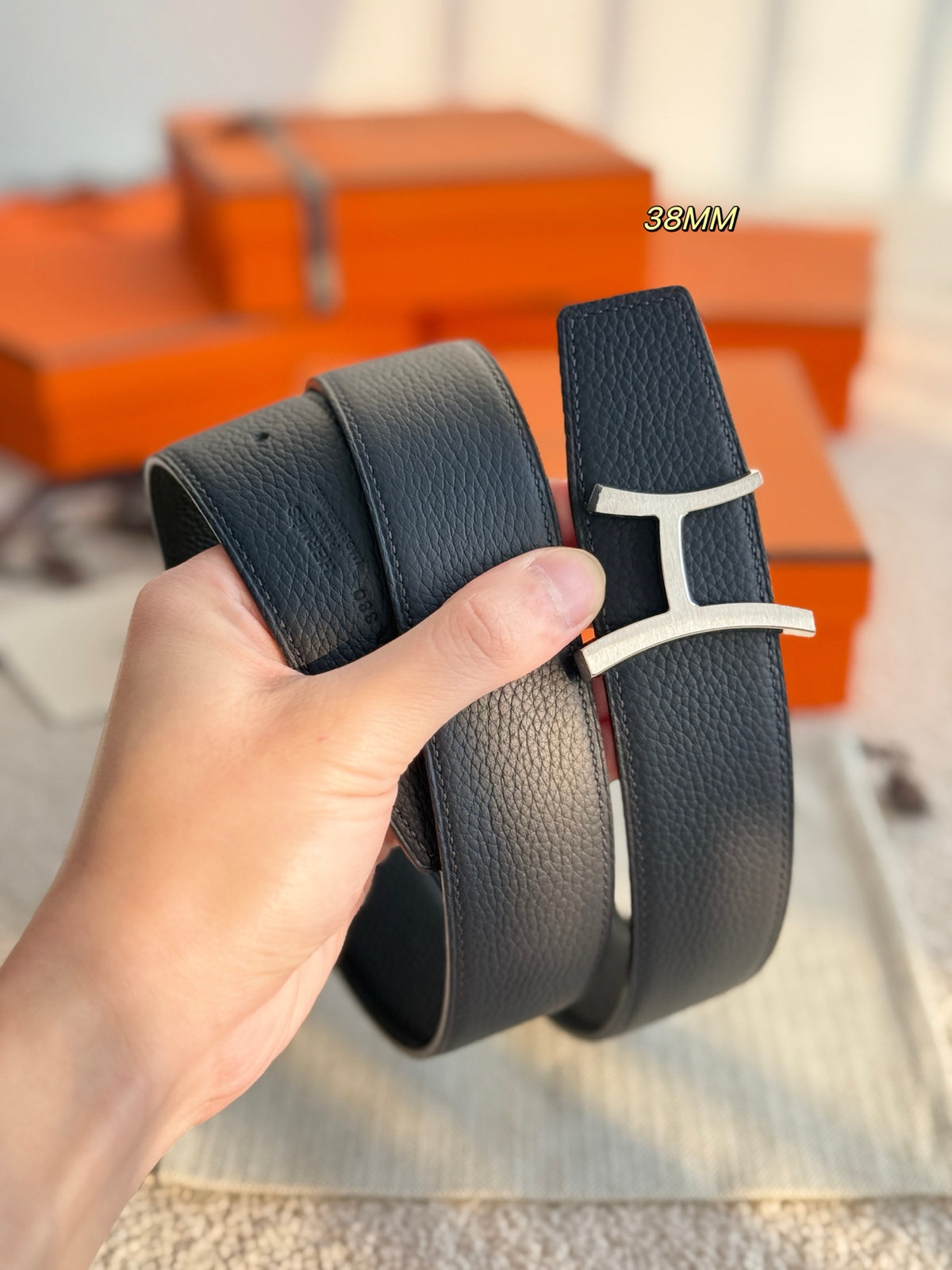 Ремінь Hermès зі шкіри Togo