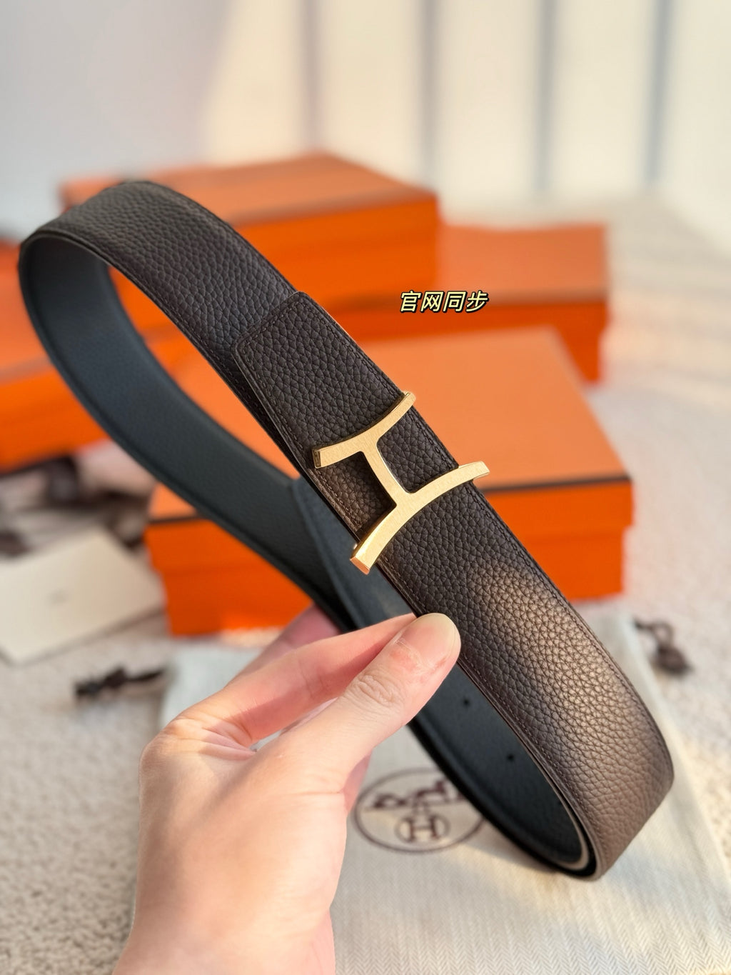Ремінь Hermès зі шкіри Togo