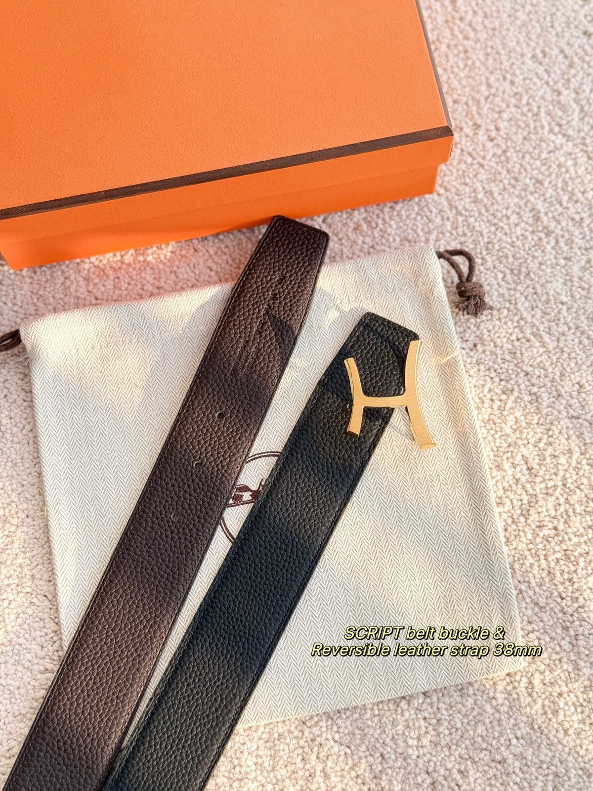 Ремінь Hermès зі шкіри Togo