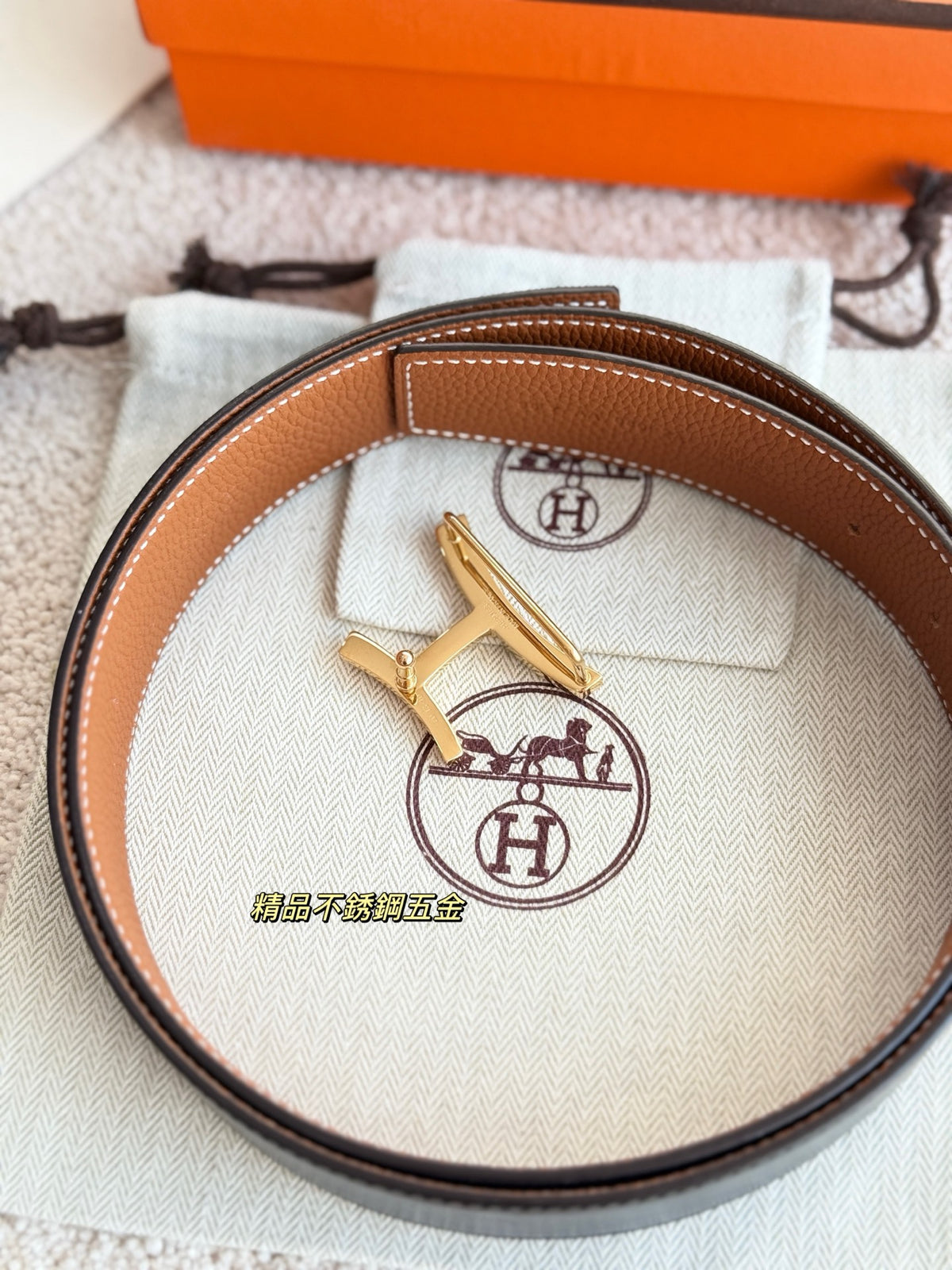 Ремінь Hermès зі шкіри Togo