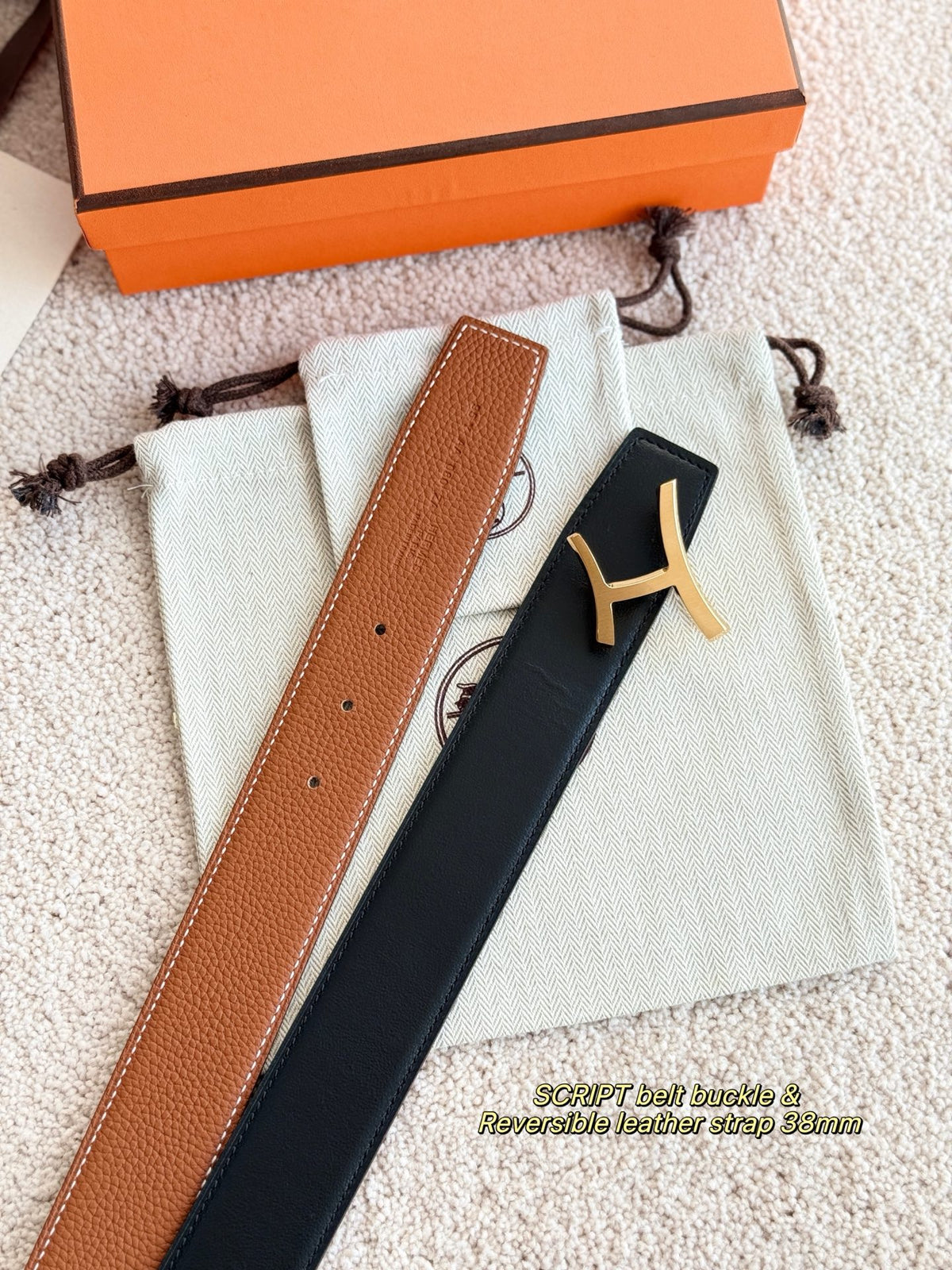 Ремінь Hermès зі шкіри Togo