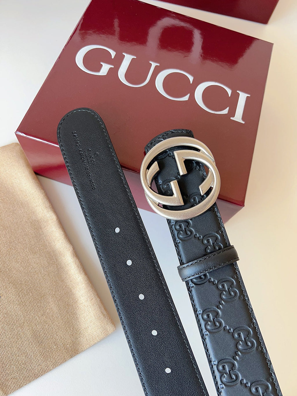 Ремінь Gucci з натуральної шкіри — фото 3