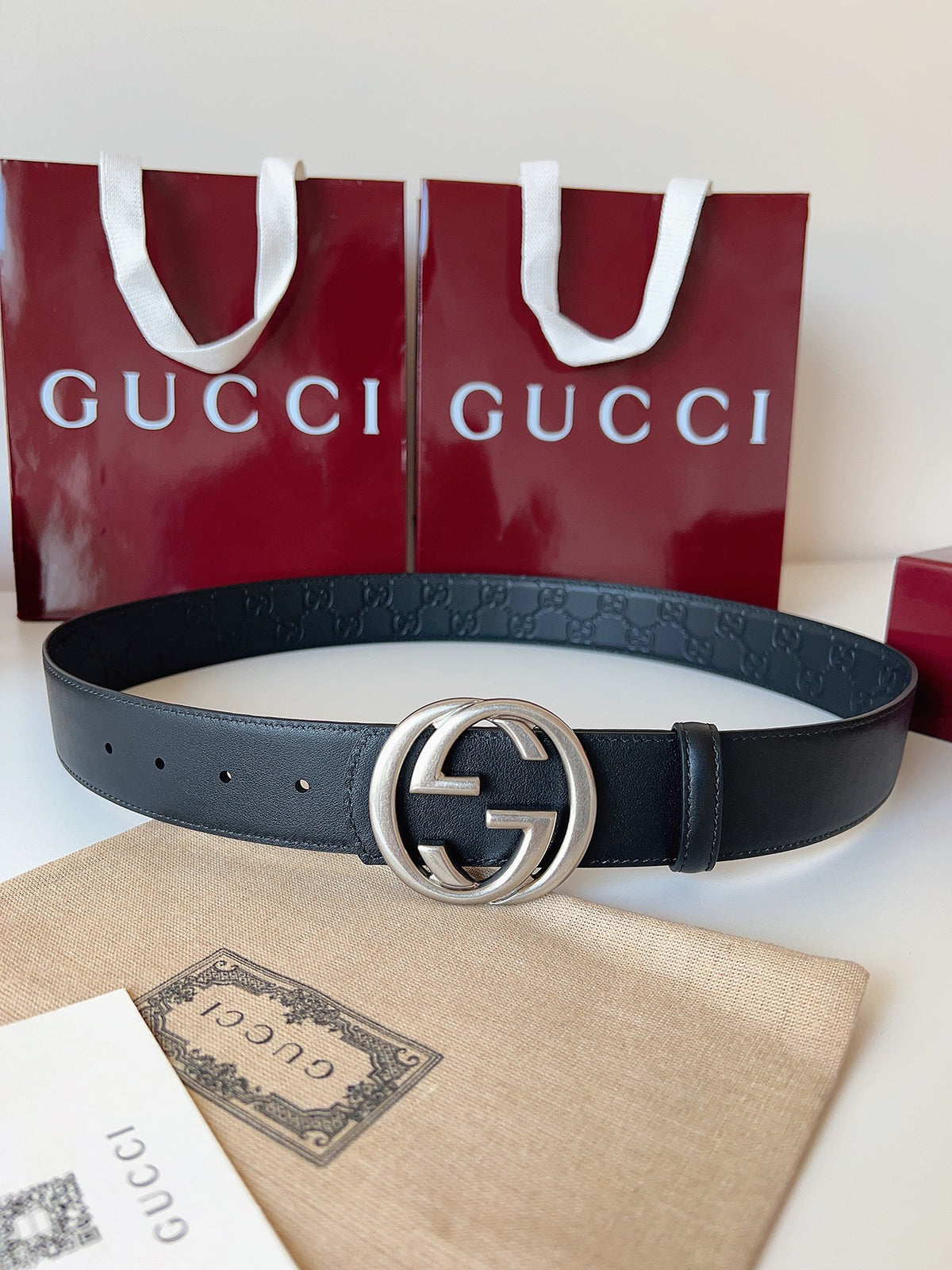Ремінь Gucci з натуральної шкіри — фото 4