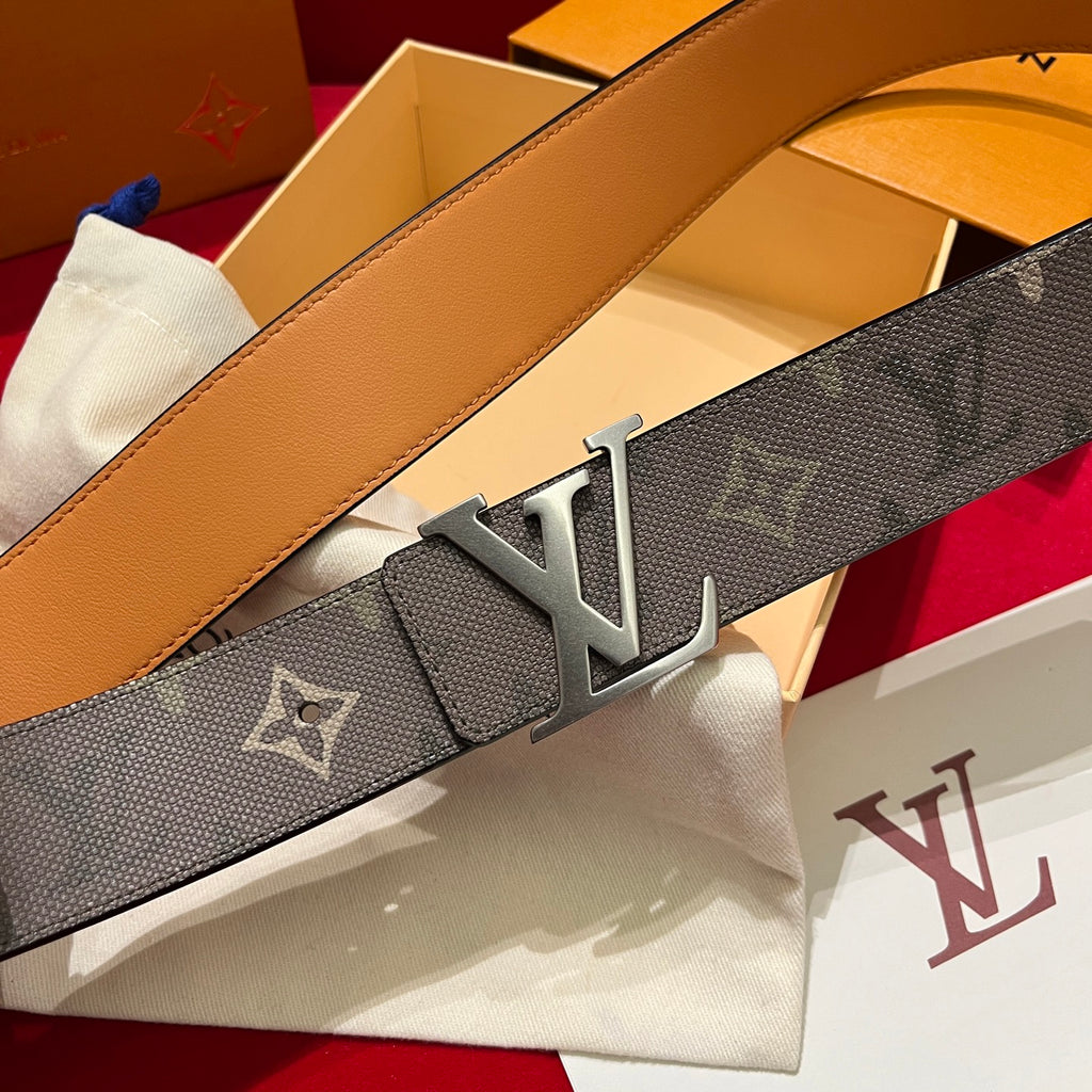 Ремінь Louis Vuitton з текстилю й натуральної шкіри — фото 2