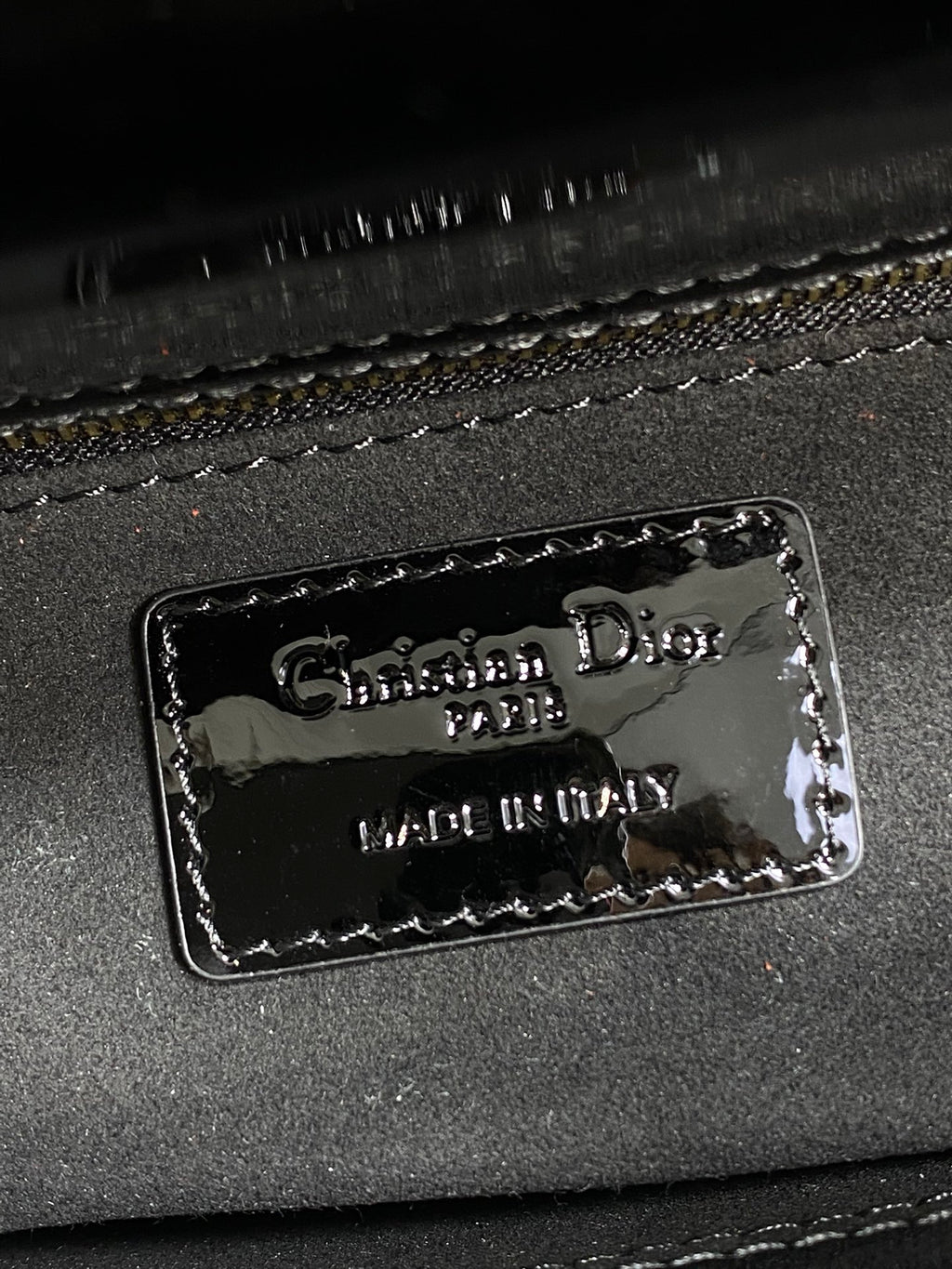 Сумка Dior з лакованої натуральної шкіри — фото 9