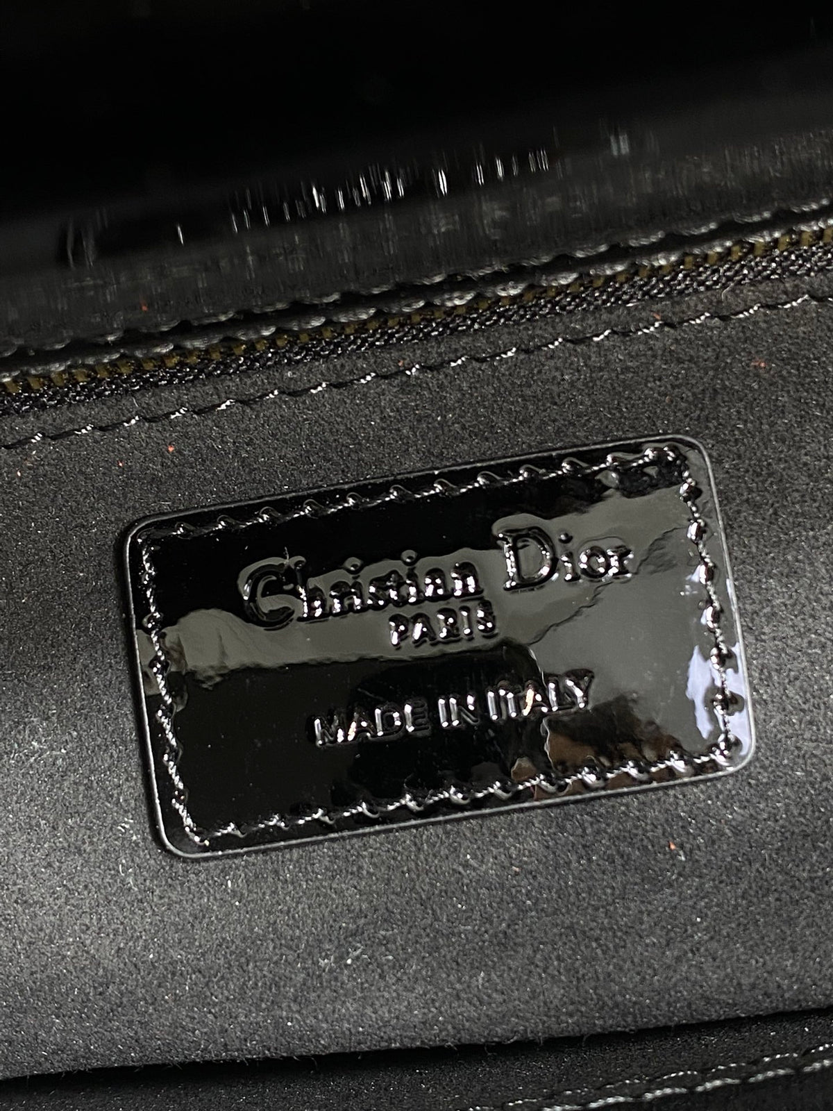 Сумка Dior з лакованої натуральної шкіри — фото 9