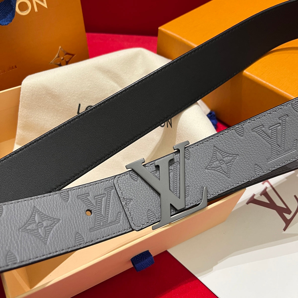 Ремінь Louis Vuitton з натуральної шкіри теляти — фото 5