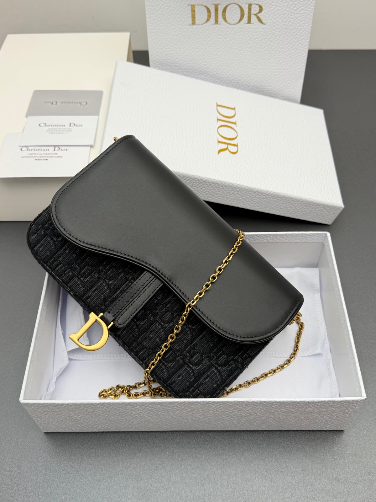 Сумка через плече Dior Saddle з текстилю й натуральної шкіри — фото 2