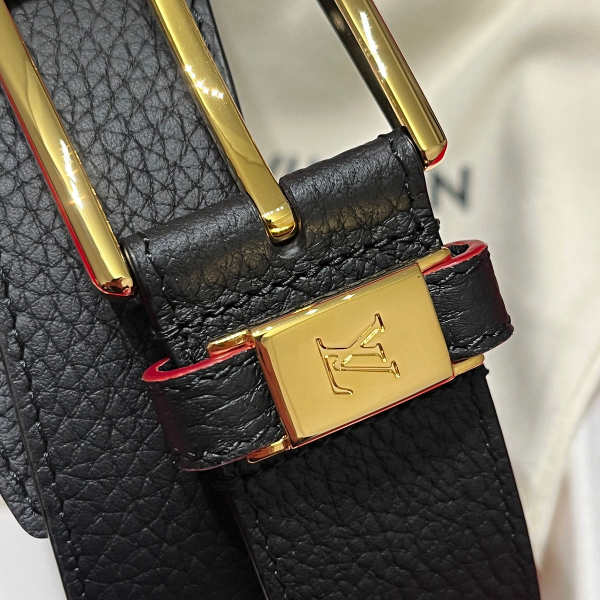 Ремінь Louis Vuitton з натуральної шкіри — фото 3
